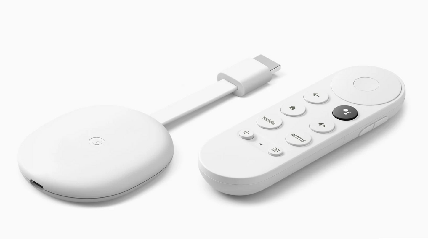 Google Chromecast with Google TV HD - White