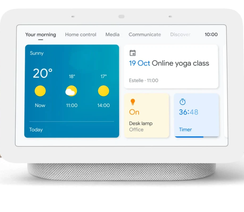 Google Nest Hub Smart Home Display 2nd Gen - Charcoal