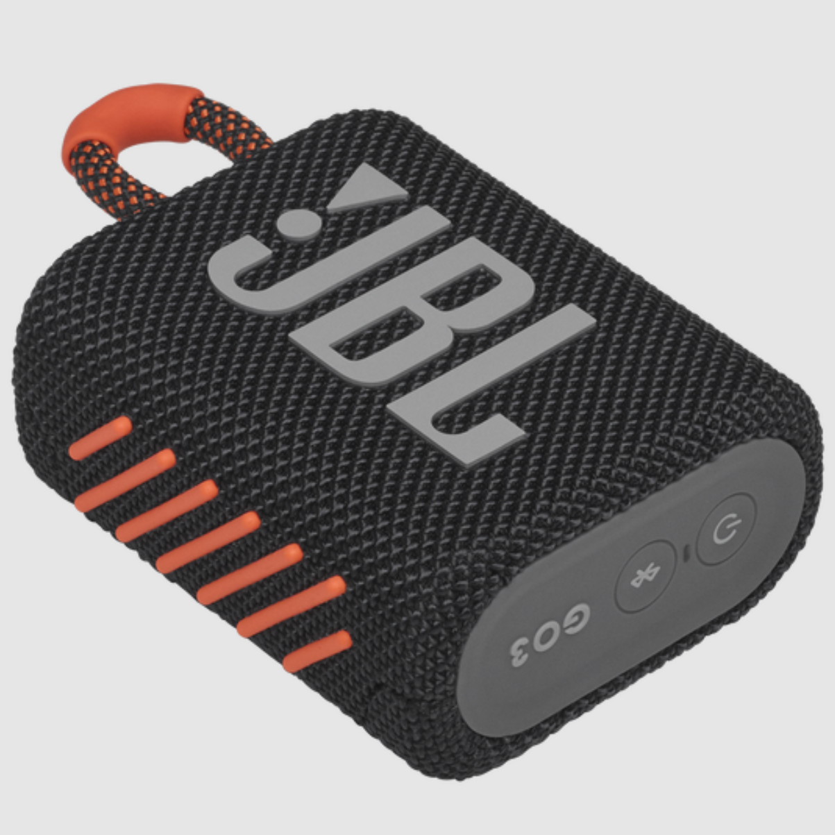 JBL Go 3 Portable Waterproof Speaker - Black / Orange