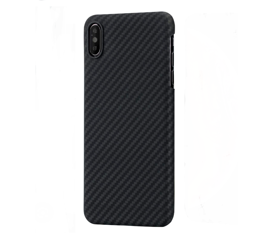 Pitaka - MagEZ Case for iPhone XS Max 6.5" - Black / Grey Twill