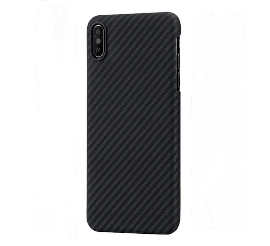 Pitaka - MagEZ Case for iPhone XS Max 6.5" - Black / Grey Twill