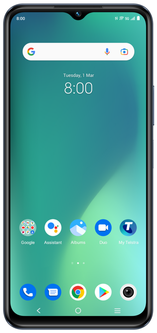 Telstra Vivo Y55 5G 128GB 6.58″ Screen Black (NFC Enabled)