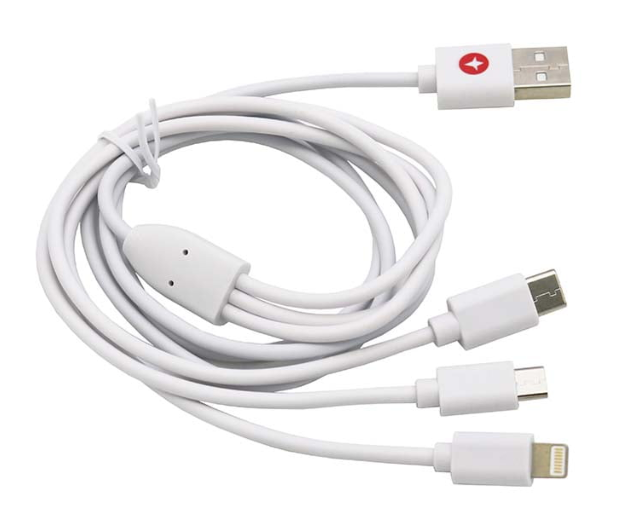 Techano 3 in 1 Charging / data cable - 1 Meter