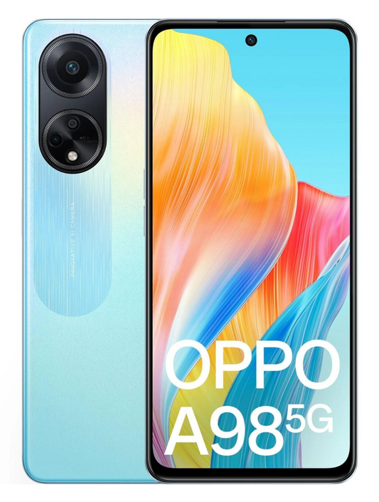 Oppo A98 (5G Dual Sim 256GB 6.72″ Screen) Dreamy Blue - NFC Enabled