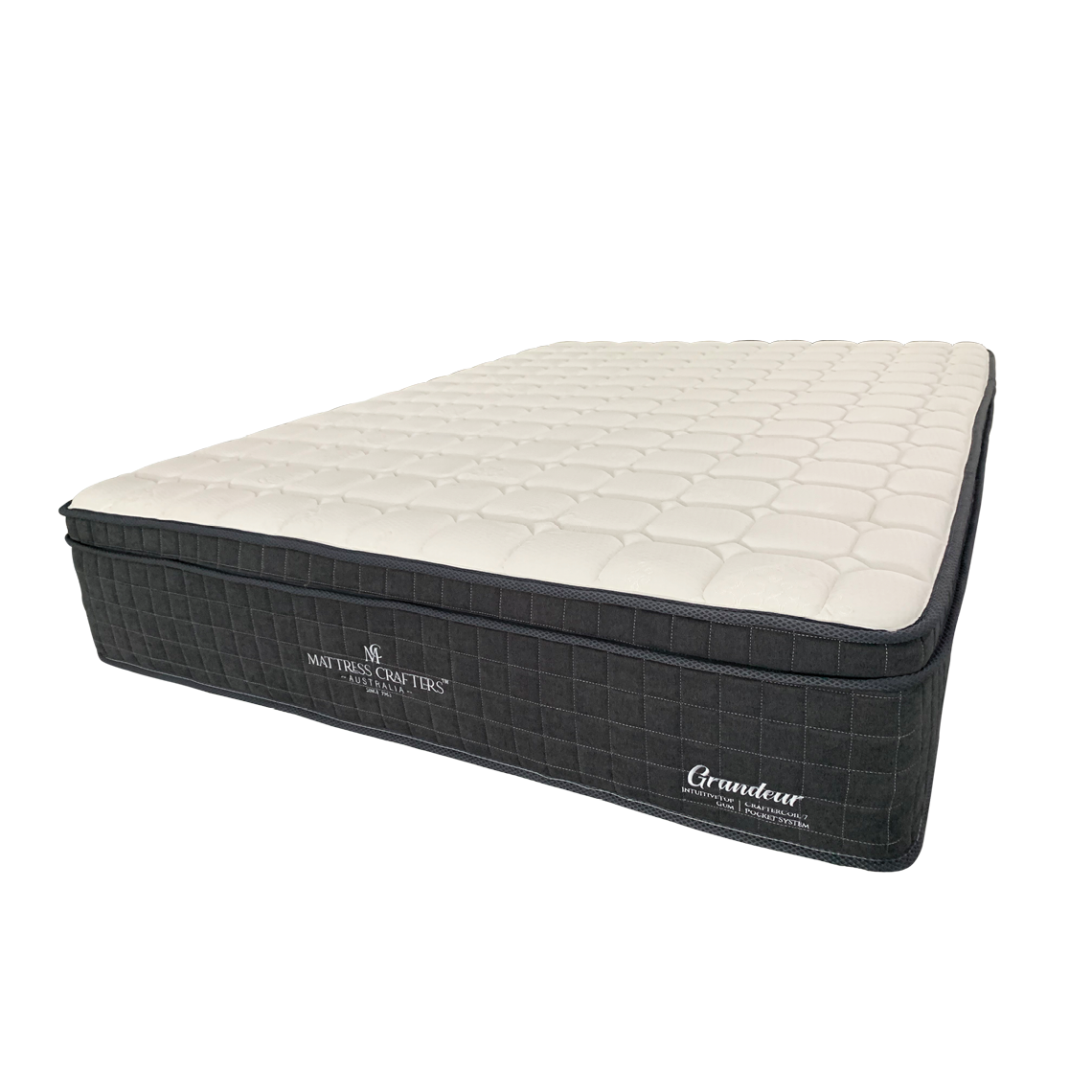 Grandeur Double Mattress Latex Foam 7 Zone Pocket Spring