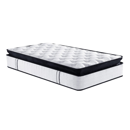 Laura Hill King Single Mattress Bed Size Euro Top 5 Zone Spring Foam 32cm