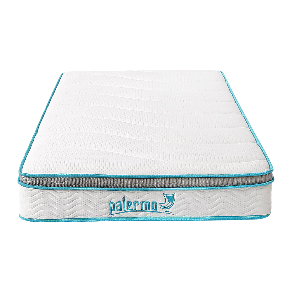 Palermo King Single 20cm Memory Foam and Innerspring Hybrid Mattress